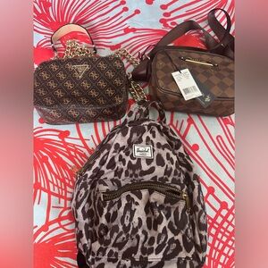 Guess,Herschel, us polo bags 
Take it all